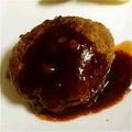 ぽよぽよちぃ's cooksnap of when they made 塩こうじハンバーグ.