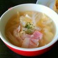NAGANO久留米's cooksnap of when they made 白菜とベーコンの卵スープ.