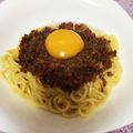 あみ◎'s cooksnap of when they made お手軽メイン♪ジャージャー麺風.