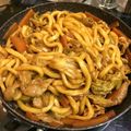 yunanote's cooksnap of when they made みそバター焼きうどん.