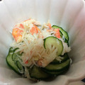 まかてぃん's cooksnap of when they made ★蟹と胡瓜とわかめの酢の物★.