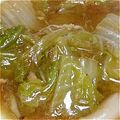 nisiyan's cooksnap of when they made 生姜でポカポカ！ツナと白菜のうま煮♪.