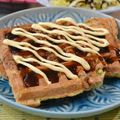 よっしゃん's cooksnap of when they made おから入りヘルシー♡お好み焼きなワッフル.