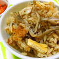 reinbo's cooksnap of when they made きのこたっぷり★簡単炊き込みごはん.