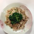 taiga☆cafe's cooksnap of when they made ブロッコリーと豚肉のにんにくオイマヨ炒め.