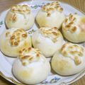 オキミン's cooksnap of when they made チーズレモンカスタードのプレゼントパン.