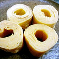 南北磁石's cooksnap of when they made 簡単＊卵焼き器でバウムクーヘン*豆乳.