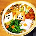 １１かなひな０４'s cooksnap of when they made 大根おろしアート＊妖怪ウォッチのデコ鍋.