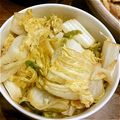 clover0445's cooksnap of when they made リサイクル２弾！白菜の漬け物炒め.