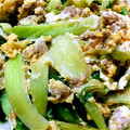 テンchan's cooksnap of when they made 豚と青梗菜の梅たまごとじ丼.