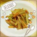 ちぇりー７０１'s cooksnap of when they made あと一品！ブロッコリーの芯のキンピラ風.