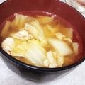 おはなちゃん☆'s cooksnap of when they made 昆布だしベースの白菜と豚肉のスープ♪.