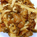 た～ふじん's cooksnap of when they made 牛肉と長芋としめじのこっくりオイスター炒.