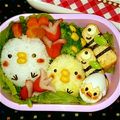 ゆりりんのママチャマ's cooksnap of when they made 簡単♪うずらの卵でひよこちゃん♡キャラ弁.