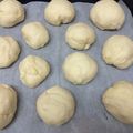 hayato★'s cooksnap of when they made 電子レンジ発酵で簡単！ふわふわ丸パン.