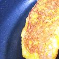 violver's cooksnap of when they made かぼちゃと長芋のオムレツ♡卵不使用♡.
