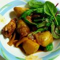 shanlong's cooksnap of when they made 新じゃがと新玉ねぎで鶏じゃが♪.