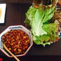 ももこう's cooksnap of when they made ♪れんこんと挽き肉のレタス包み♪.