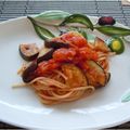 melmarilyn's cooksnap of when they made 茄子とトマトのパスタ♪.