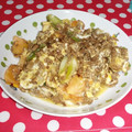 ☆kinoko☆'s cooksnap of when they made トマトと長ネギ・豚ひきのオイスター卵炒め.