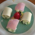 i_yokan's cooksnap of when they made ディルポテトサラダのサーモンロール.