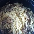 yukong100's cooksnap of when they made 簡単　キノコの和風パスタ（梅風味）.