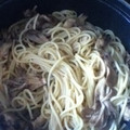 yukong100's cooksnap of when they made 簡単　キノコの和風パスタ（梅風味）.