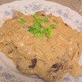 カルチョーフィ's cooksnap of when they made 鶏の梨マリネ☆ホワイトマヨソース.