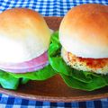 Ｍぱん's cooksnap of when they made 旨し！！カニクリームバーガー！！.
