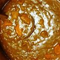 にゃあ３号's cooksnap of when they made 圧力鍋で☆牛すじとろとろトマトカレー.