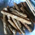 yukong100's cooksnap of when they made やめられない止まらないゴボウスティック.