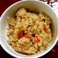 ハイジ＆ユキちゃん's cooksnap of when they made しめじと鶏ごぼうの炊き込みご飯.