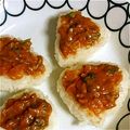 Mayuliy's cooksnap of when they made 定番☆ネギ味噌焼おにぎり.