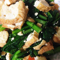 honyorin's cooksnap of when they made 青菜と厚揚げの味噌炒め.