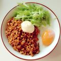 てぃみぃにゃにゃ's cooksnap of when they made なんちゃって★ハンバーグ丼⁈ロコモコ⁈.