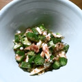 rufum's cooksnap of when they made オクラとチーズのかつお節&焼肉タレ和え.