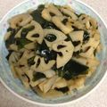 みうきママ's cooksnap of when they made レンコンとワカメの炒め煮.