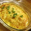 asyuasyu's cooksnap of when they made じゃがいもとスモークサーモンの重ね焼き.