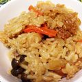 ちよ蛙's cooksnap of when they made 大根ときのこの炊き込みご飯.