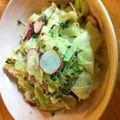 ピカプカ's cooksnap of when they made ☆キャベツかいわれラディッシュサラダ☆.