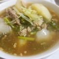 motchママ's cooksnap of when they made 生姜でぽかぽか　かぶのひき肉あんかけ.