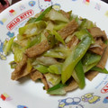 でかあし's cooksnap of when they made 簡単な一品　さつま揚げネギ炒め.