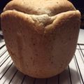 sakutakuhitoshu's cooksnap of when they made ＨＢにお任せ❤米粉と全粒粉のふわふわパン.