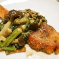 じゃっぴ1227's cooksnap of when they made サーモンのムニエル☆きのこクリームソース.