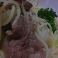 HoneyManta's cooksnap of when they made 牛肉とブロッコリーのパスタ.