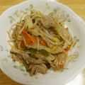せつみか's cooksnap of when they made 豚肉入り野菜もやし炒め.