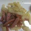 uiro0930's cooksnap of when they made じゃがいもとウィンナー炒め.