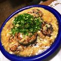 クックOUC9KH☆'s cooksnap of when they made ニラ入り豆腐ハンバーグの卵あんかけ.