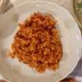 かりんママ♡'s cooksnap of when they made ミートソースをリメイク☆簡単カレーピラフ.