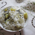 miyuki12's cooksnap of when they made 秋のさつまいもごはん.